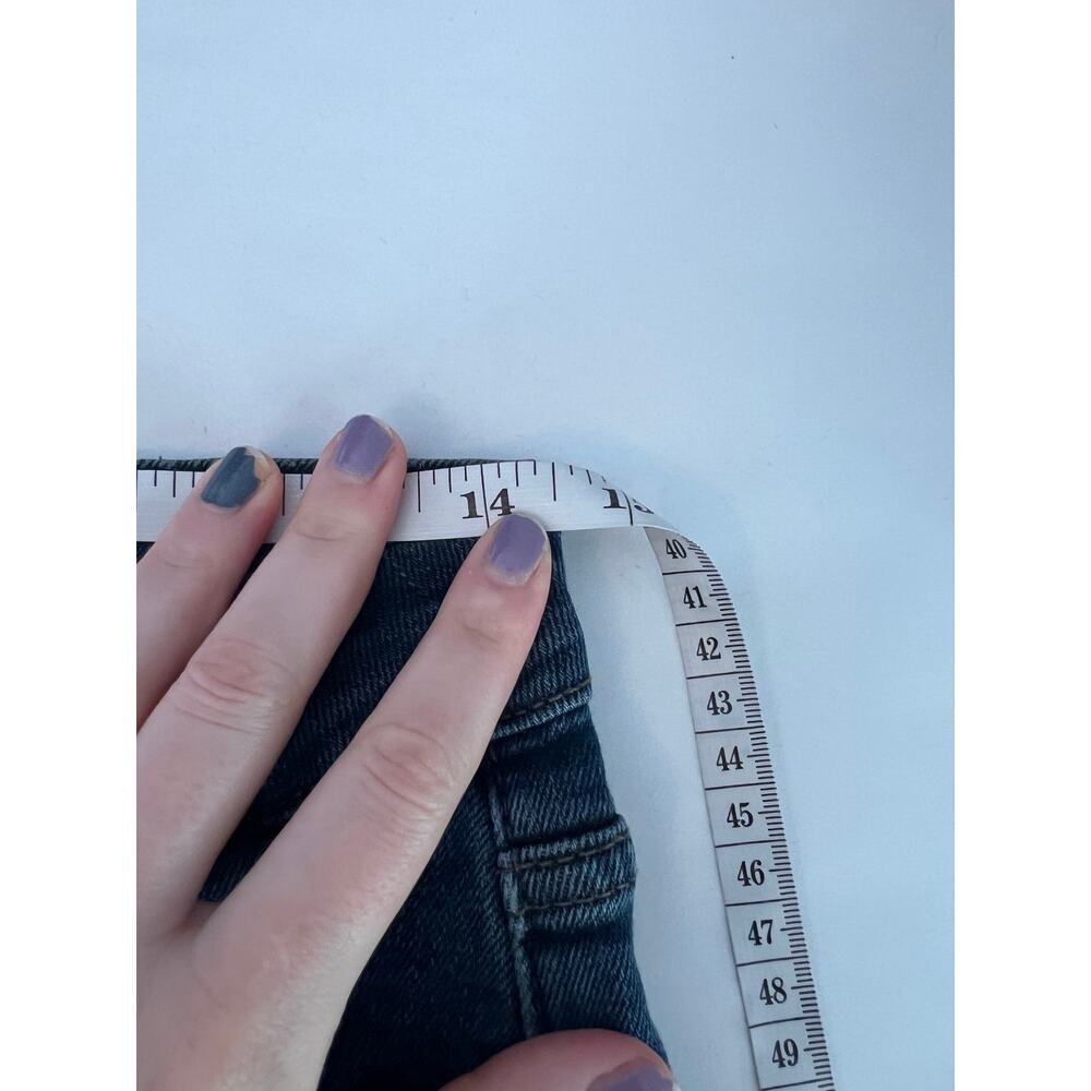 Old Navy O.G. Straight High Rise Jeans Secret Slim Pockets Dark Wash Women's 4 - Picture 6 of 10